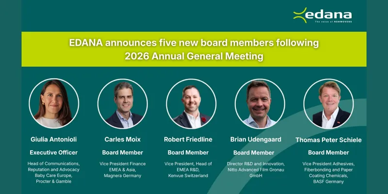 EDANA Elects Five New Board Members at 2026 Annual General Meeting